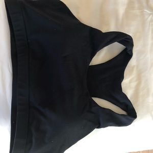 Black Sports Bra